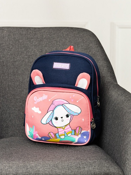 Рюкзак для девочки Зайка цвет темно-синий ЦБ-00224007 SKT000918720 фото