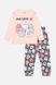 Пижама длинный рукав для девочки 116 цвет персиковый ЦБ-00212670 SKT000892241 фото 1
