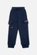 Спортивні штани для хлопчика 152 колір темно-синій ЦБ-00220702 SKT000910747 фото 1