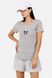 Женская футболка с коротким рукавом 40 цвет серый ЦБ-00252407