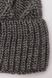 Комплект шапка-шарф на хлопчика 52-54 колір темно-сірий ЦБ-00201821 SKT000871320 фото 2
