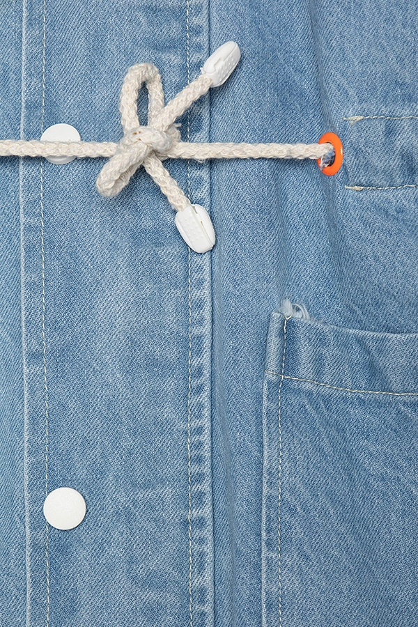 Куртка джинсова для дівчинки 116 колір блакитний ЦБ-00209822 SKT000887617 фото