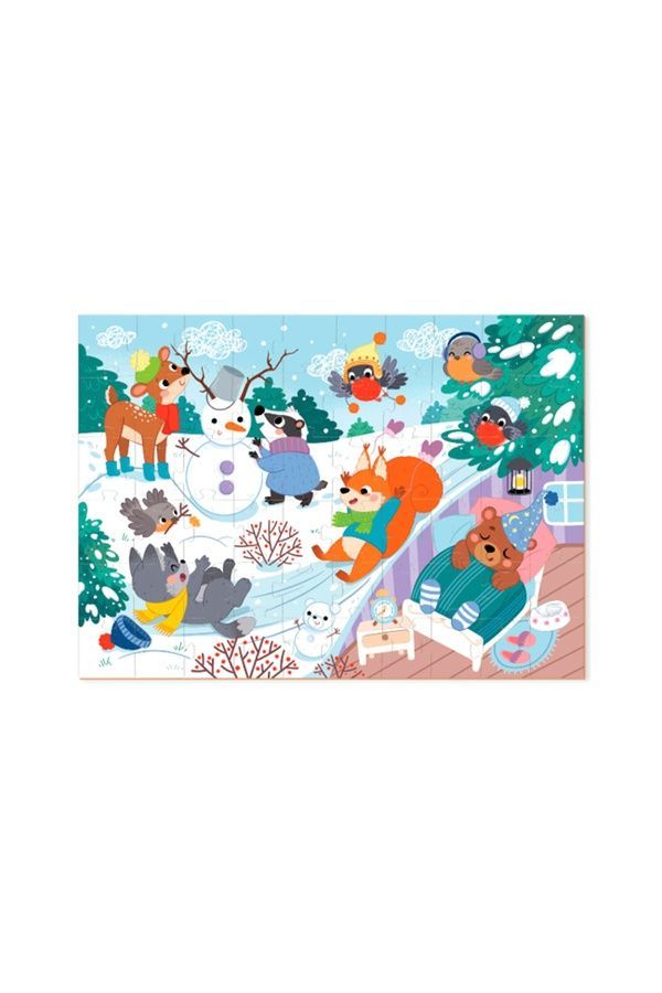 Пазл Зимние животные, 60 элементов DoDo 300578 ЦБ-00286040 фото