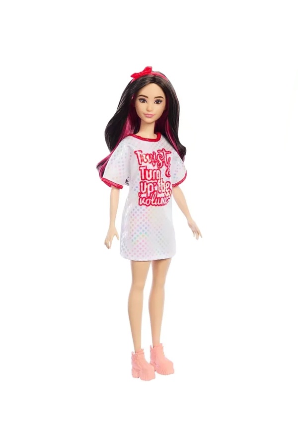 Кукла Barbie "Модница" в блестящем платье-футболке цвет разноцветный ЦБ-00250282 SKT000992848 фото