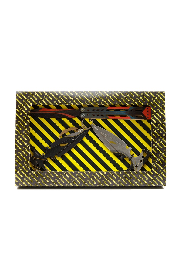 BOX Сувенирная "БАБОЧКА BLACK WIDOW & HARMONY daggers" цвет разноцветный ЦБ-00247565 SKT000987453 фото