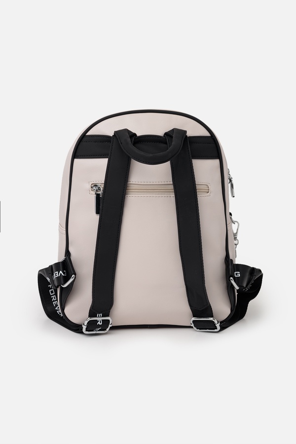 Женский рюкзак с сумочкой на цепочке цвет светло-серый ЦБ-00244047 SKT000970072 фото