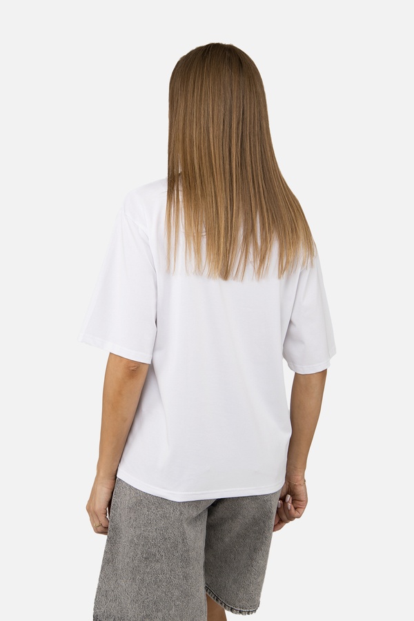 Жіноча футболка з коротким рукавом 40 колір білий ЦБ-00254683