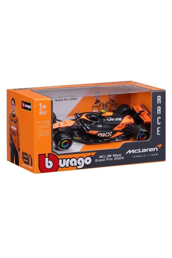 Автомодель McLaren F1 MCL38 Bburago Bburago 18-38214 ЦБ-00283051 фото
