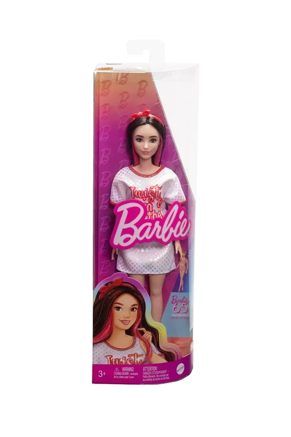 Кукла Barbie "Модница" в блестящем платье-футболке цвет разноцветный ЦБ-00250282 SKT000992848 фото