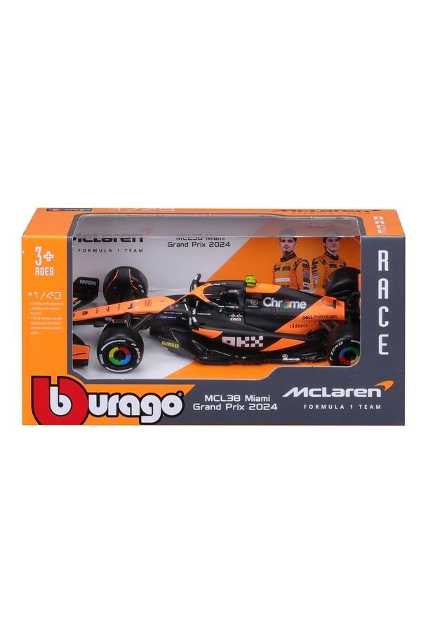 Автомодель McLaren F1 MCL38 Bburago Bburago 18-38214 ЦБ-00283051 фото