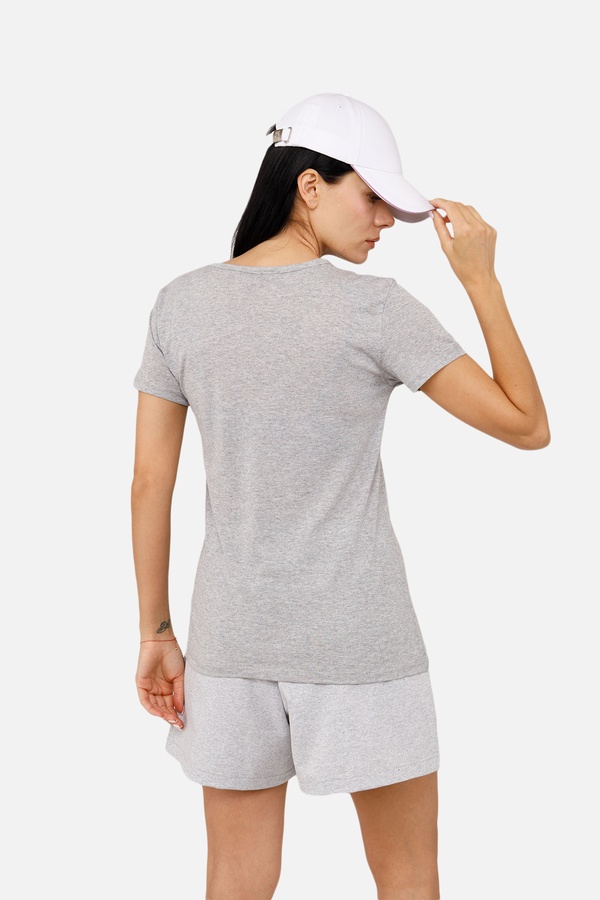 Жіноча футболка з коротким рукавом 40 колір сірий ЦБ-00252407