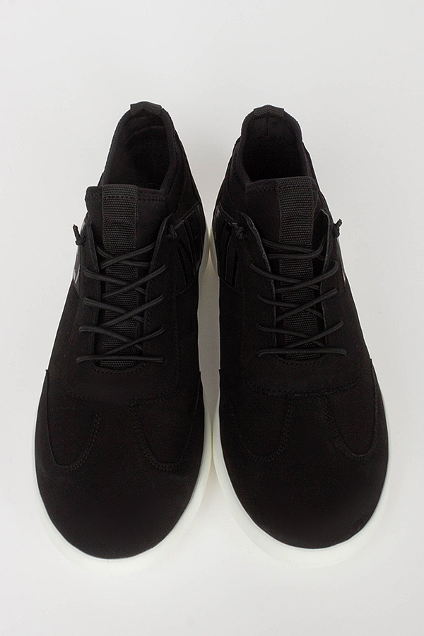 Кросівки чоловічі 39 колір чорний ЦБ-00130049 SKT000475244 фото