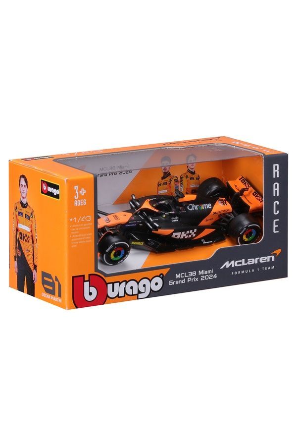 Автомодель McLaren F1 MCL38 Bburago Bburago 18-38214 ЦБ-00283051 фото