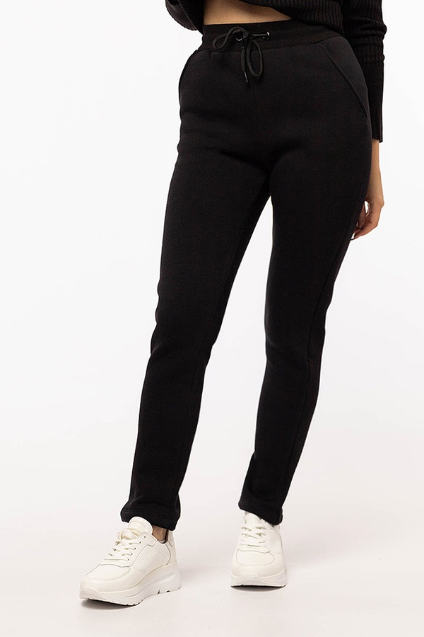 Жіночі спортивні штани 42 колір чорний ЦБ-00198148 SKT000863079 фото