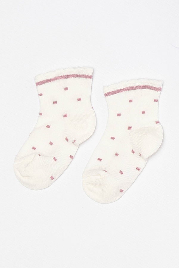 Шкарпетки на дівчинку 27-30 колір молочний ЦБ-00182595 SKT000604350 фото