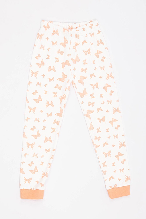 Піжама "Метелики" на дівчинку колір персиковий ЦБ-00178532 SKT000594610 фото