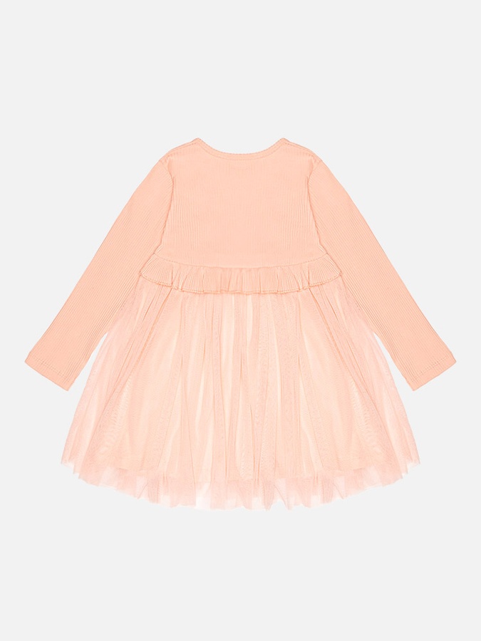 Платье для девочки 122 цвет персиковый ЦБ-00229977 SKT000933585 фото