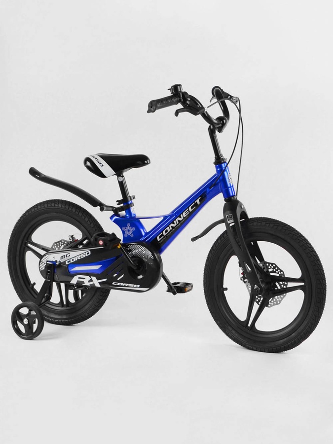 Детский двухколесный велосипед Connect 16" дюймов цвет синий ЦБ-00213405 SKT000893657 фото