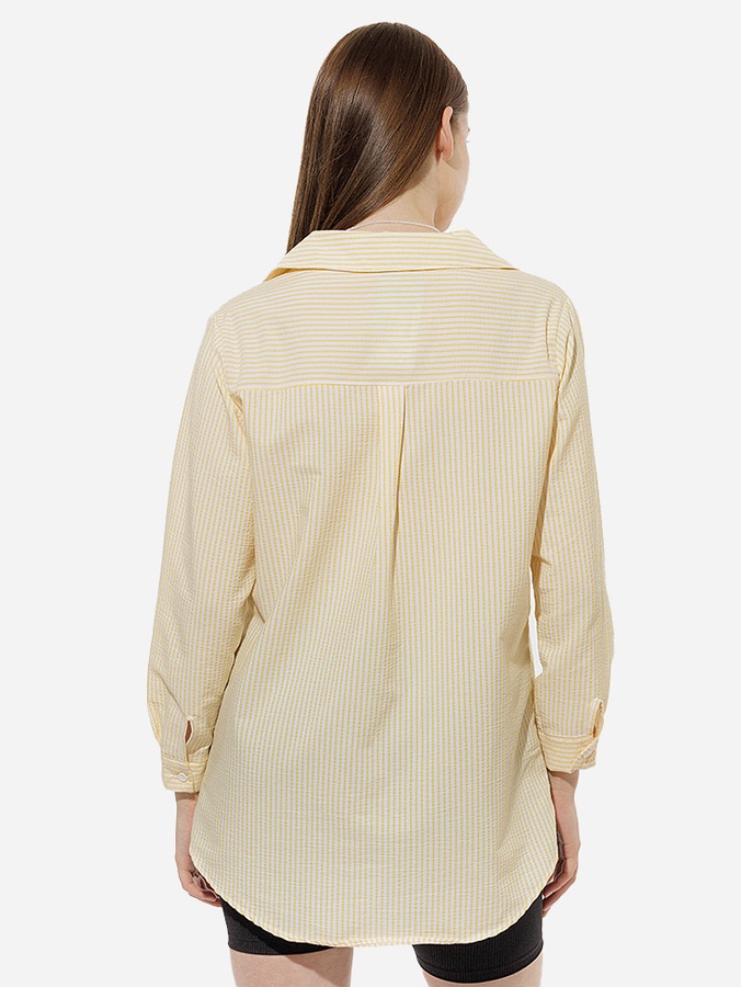 Жіноча сорочка регуляр 46 колір жовтий ЦБ-00219064 SKT000906176 фото