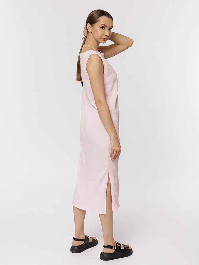 Жіноча сукня регуляр 42 колір рожевий ЦБ-00219347 SKT000907161 фото