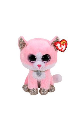 Детская игрушка мягконабивная - Розовый котенок "FIONA" TY 36366 ЦБ-00251994 фото