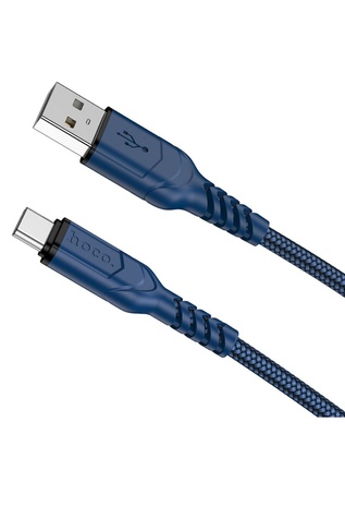 Кабель Hoco X59 USB до Type-C 2m колір блакитний ЦБ-00259105 SKT001018537 фото