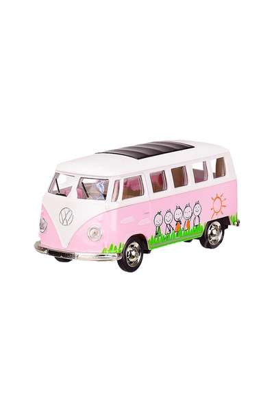 Іграшка Автобус Volkswagen T1 колір рожевий ЦБ-00202628 SKT000872553 фото