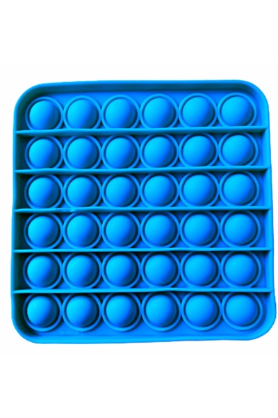 Сенсорна іграшка-антистрес "Квадрат" колір блакитний ЦБ-00162115 SKT000549959 фото