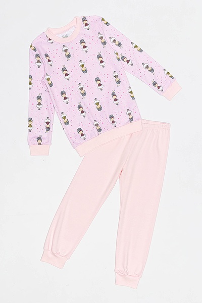 Пижама для девочки 110 цвет розовый ЦБ-00189534 SKT000840320 фото