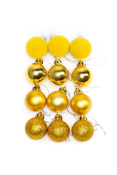 Набор шариков для елки цвет золотистый ЦБ-00238244 SKT000955815 фото