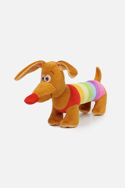 М'яка іграшка "Такса" колір різнокольоровий ЦБ-00208235 SKT000884213 фото