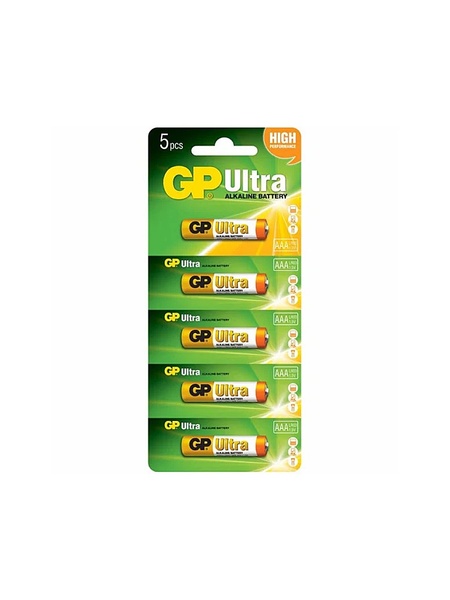 Батарейка ULTRA 24AU-UR5 лужна LR03, AAA (блістер - 5) колір різнокольоровий ЦБ-00107613 SKT000432555 фото