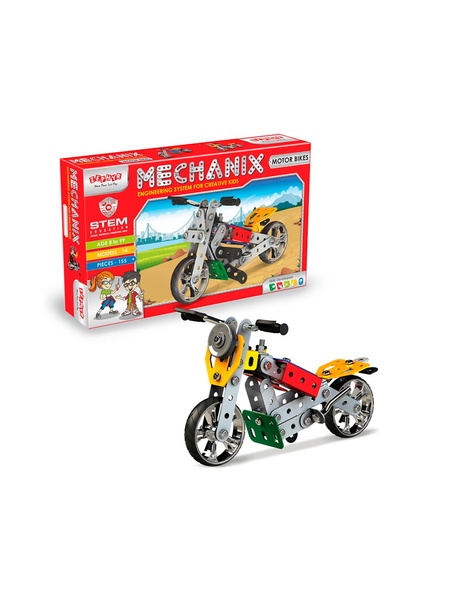 Металевий конструктор "MECHANIX" Мотоцикли колір різнокольоровий ЦБ-00230861 SKT000935608 фото