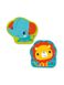 Магнитные беби пазлы "Лев и слоник" цвет разноцветный ЦБ-00188901 SKT000838944 фото 1