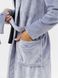 Жіночий халат 44 колір сірий ЦБ-00226861 SKT000925040 фото 2