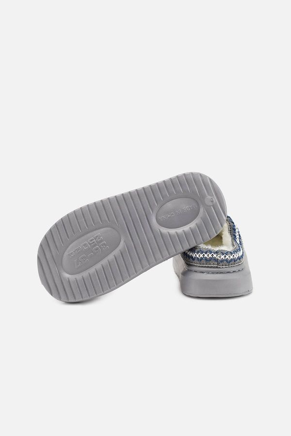 Тапочки домашние женские цвет серый 35 ЦБ-00276838 фото