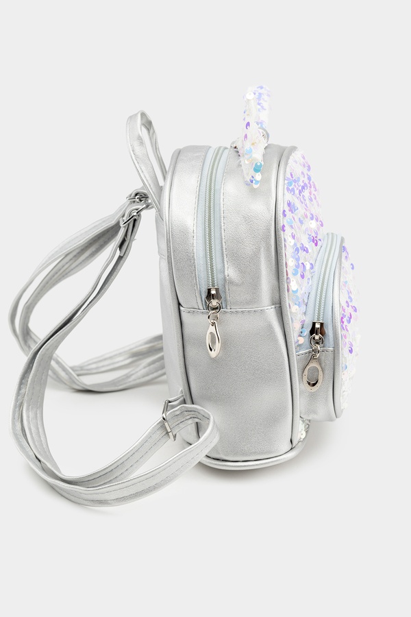 Рюкзак для дівчинки колір срібний ЦБ-00236793 SKT000952849 фото