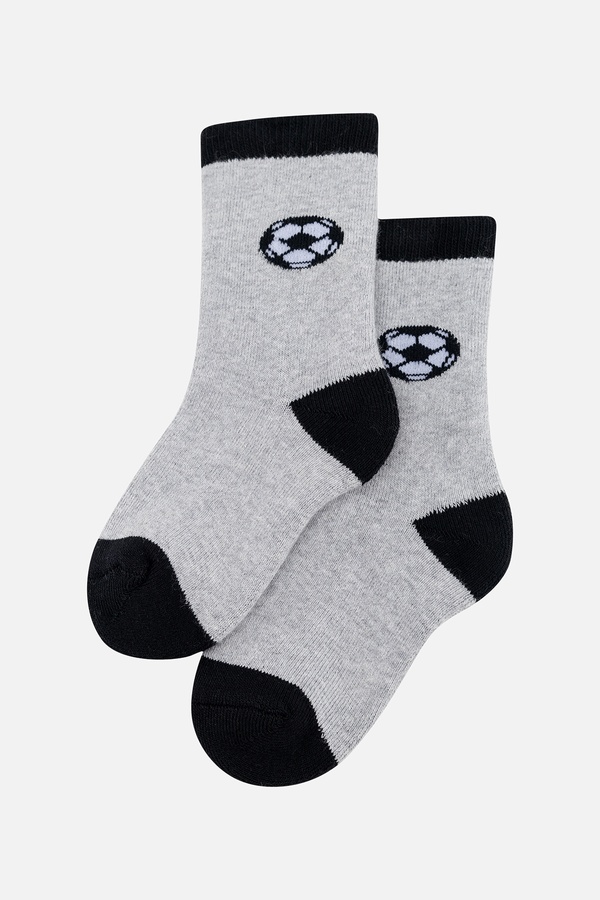 Шкарпетки для хлопчика. 20-21 колір світло-сірий ЦБ-00238556 SKT000956872 фото