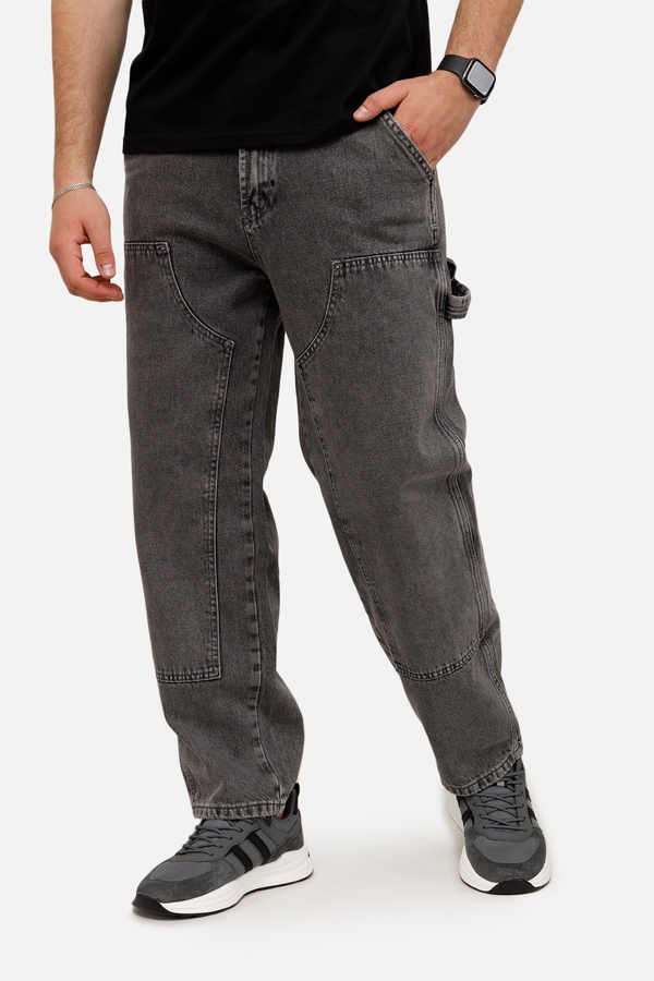 Мужские джинсы baggy 56 цвет темно-серый ЦБ-00251081 SKT000995448 фото
