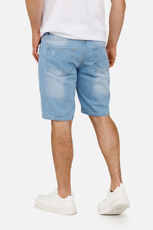 Мужские джинсовые шорты 52 цвет голубой ЦБ-00253552 SKT001002273 фото