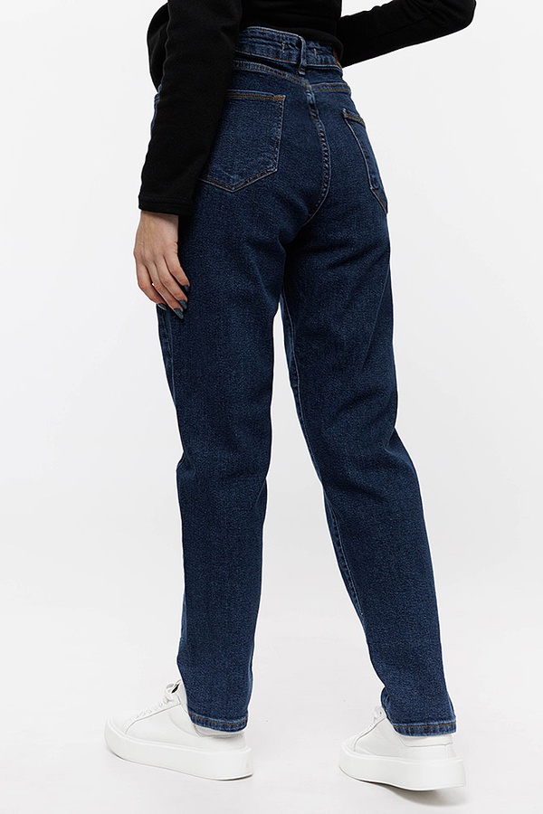 Жіночі джинси 38 колір темно-синій ЦБ-00208075 SKT000884019 фото