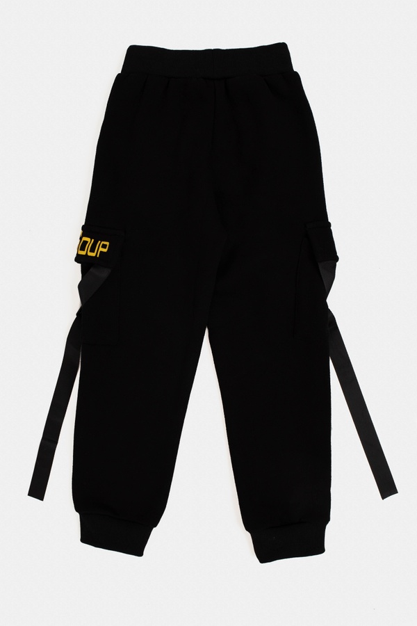 Спортивные брюки для мальчика 116 цвет черный ЦБ-00220696 SKT000910699 фото