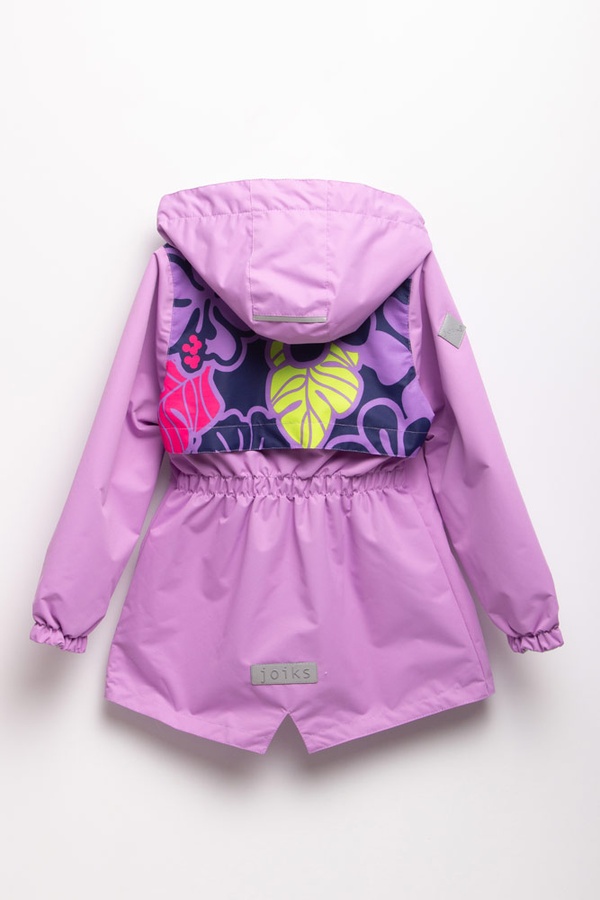 Куртка короткая на девочку 128 цвет фиолетовый ЦБ-00151331