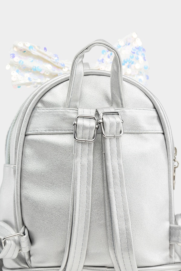 Рюкзак для девочки цвет серебристый ЦБ-00236793 SKT000952849 фото