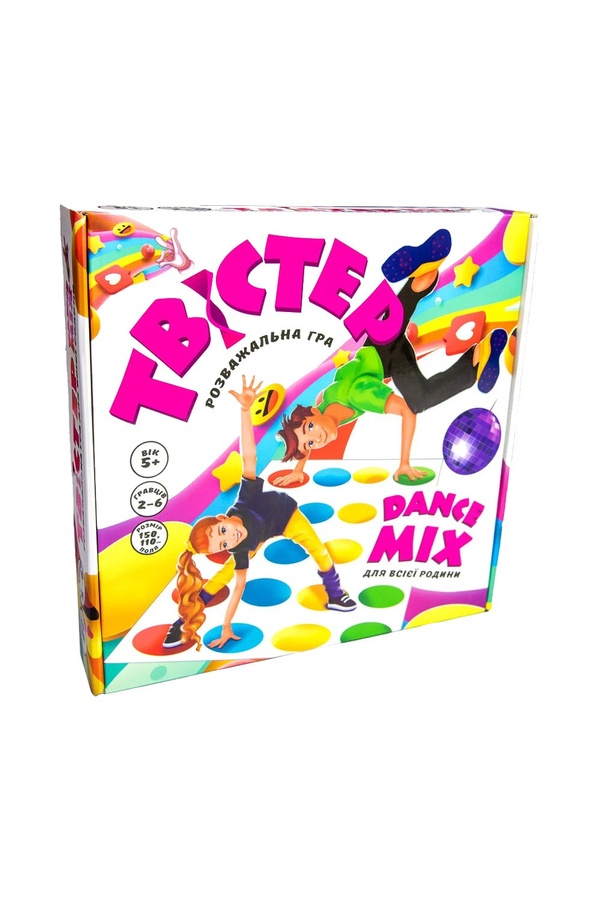 Развлекательная игра "Твистер dance mix" цвет разноцветный ЦБ-00199043 SKT000865017 фото