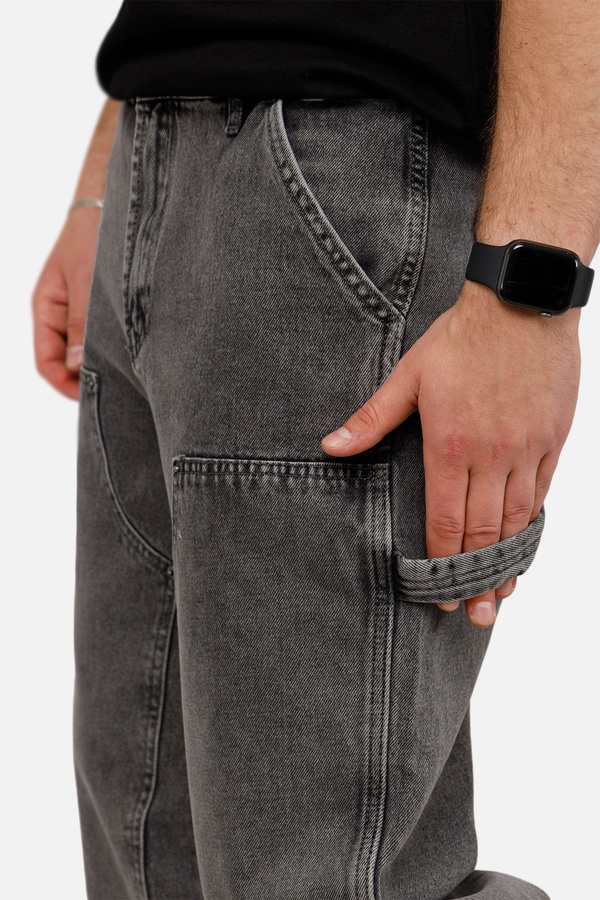 Мужские джинсы baggy 56 цвет темно-серый ЦБ-00251081 SKT000995448 фото