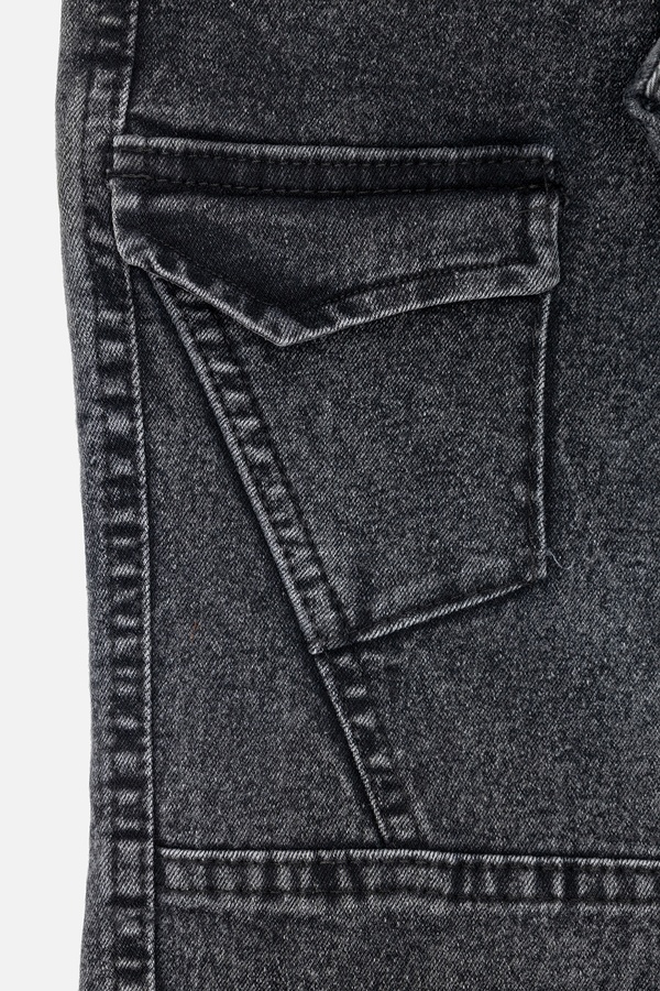 Джогеры джинсовые для мальчика 122 цвет серый ЦБ-00243736 SKT000969213 фото