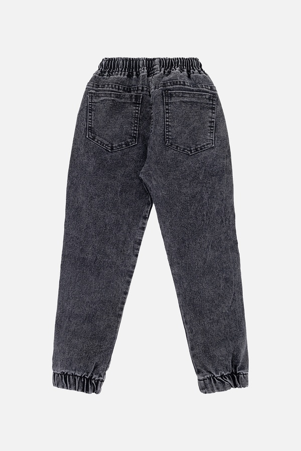 Джогеры джинсовые для мальчика 122 цвет серый ЦБ-00243736 SKT000969213 фото