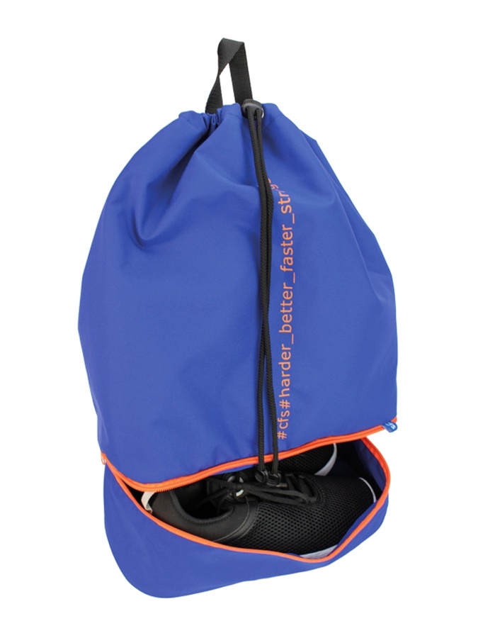 Спортивний рюкзак на одно плече колір синій ЦБ-00226506 SKT000924446 фото