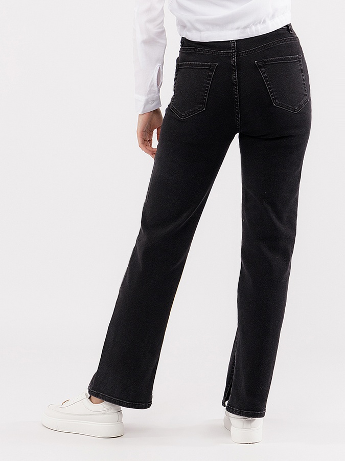 Жіночі джинси 38 колір чорний ЦБ-00227503 SKT000926664 фото